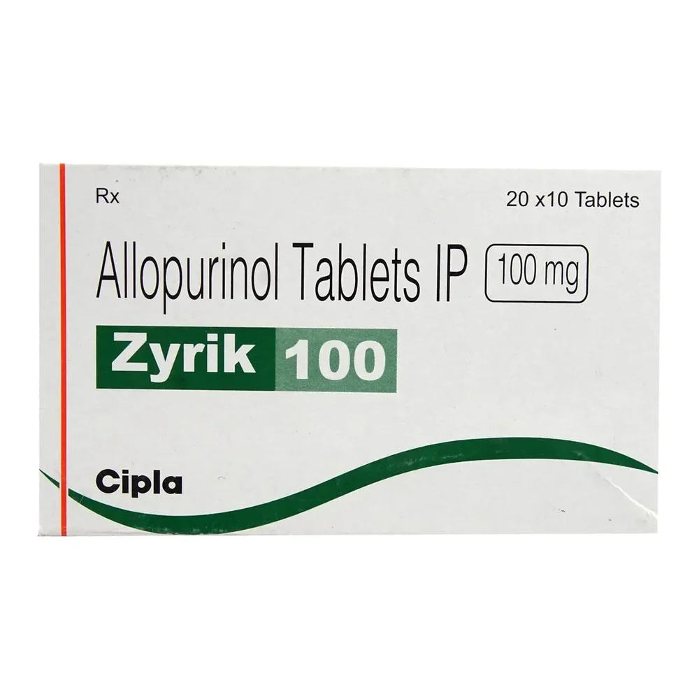Allopurinol 100mg Tablet